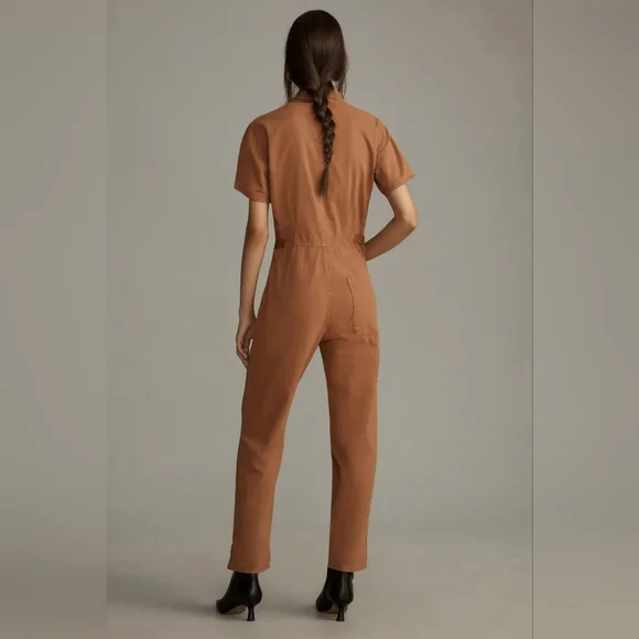 Pistola - Grover Short-Sleeve Cotton Field Jumpsuit - Picture 4 of 9